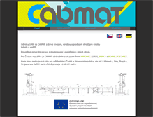 Tablet Screenshot of cabmat.cz